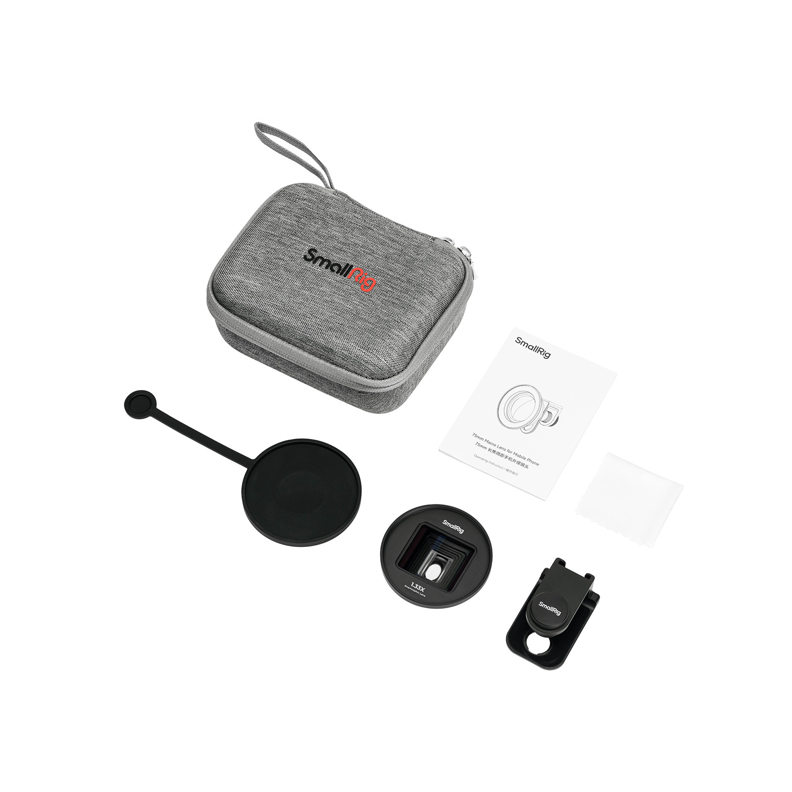 SmallRig 4590 Анаморфотный объектив для смартфона 1.33X Anamorphic Lens ...