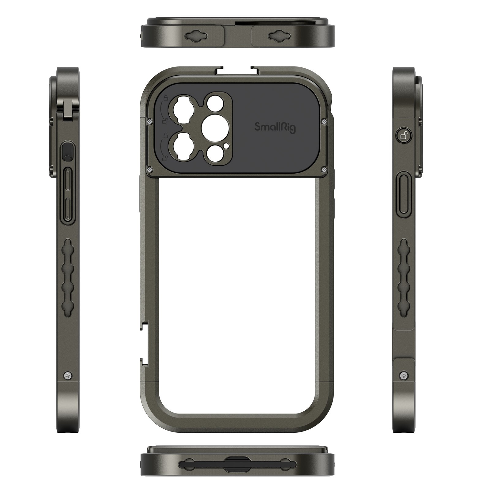 SmallRig 3077 Клетка Pro Mobile Cage для смартфона iPhone 12 Pro Max купить  по цене в интернет-магазине фототехники и аксессуаров SmallRig