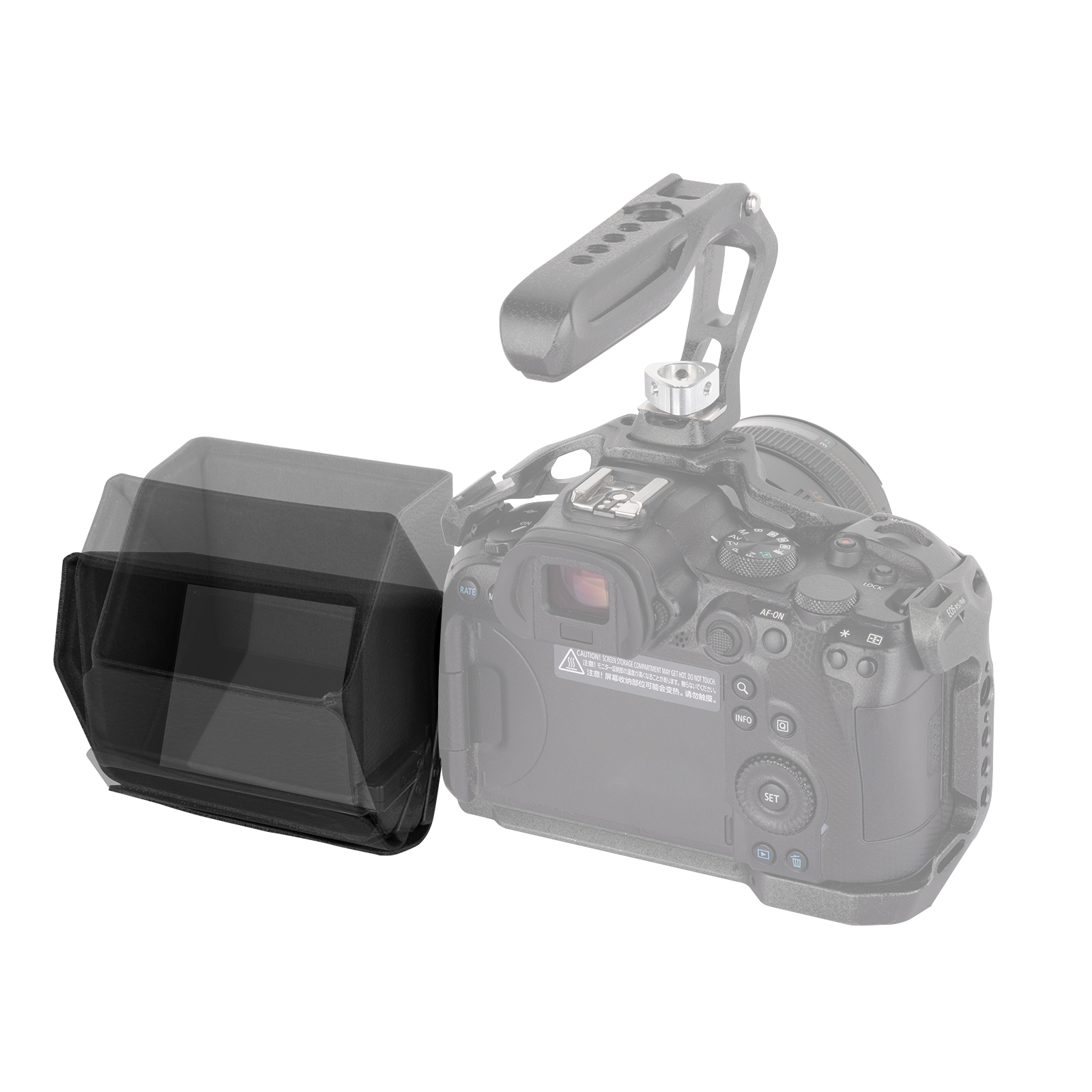 SmallRig 3672 Солнцезащитная бленда для монитора камеры Canon EOS R6 купить  по цене в интернет-магазине фототехники и аксессуаров SmallRig