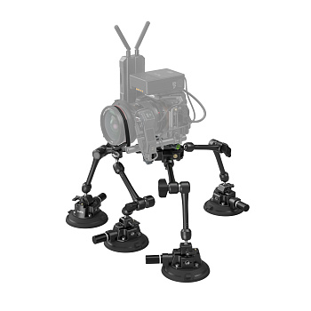 SmallRig 3565B Комплект держателей с присосками для фото/кинокамер All-in-One 4-Arm Suction Cup Kit