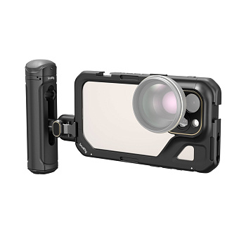 SmallRig 4398B Комплект для смартфона iPhone 15 Pro, клетка и боковая ручка с кнопкой управления