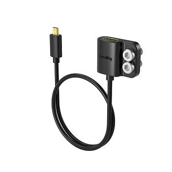 SmallRig 6125 Кабель HDMI (D to A) Ultra Slim 4K c адаптером для крепления