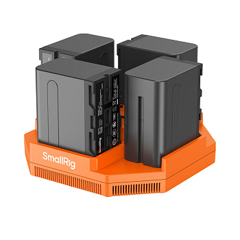 SmallRig 4834 Аккумулятор литий-ионный с зарядным устройством NP-F970 (4 шт.)