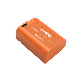 SmallRig 4979 Аккумулятор литий-ионный DMW-BLK22 USB-C Rechargeable Camera Battery (Orange)