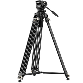 SmallRig 4686 штатив AD-01S с видеоголовой/алюминиевый Heavy-Duty Fluid Head Tripod