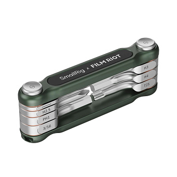 SmallRig x FILM RIOT 4812 Отвертка складная 7-in-1 Folding Wrench Set (Green) 