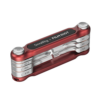 SmallRig x FILM RIOT 4811 Отвертка складная 7-in-1 Folding Wrench Set (Red) 