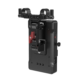 SmallRig 3204B Адаптер крепления аккумулятора V Mount Battery Adapter Plate with Dual 15mm Rod Clamp
