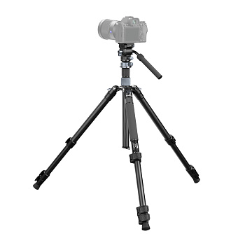 SmallRig 4221 тревел штатив с видеоголовой/карбоновый с клипсами Travel Video Tripod 