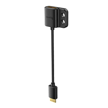 SmallRig 3020 Кабель HDMI (C to A) Ultra Slim 4K c адаптером для крепления