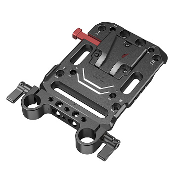 SmallRig 3016 Адаптер крепления аккумулятора V Mount Battery Plate с адаптером для 15мм направляющих