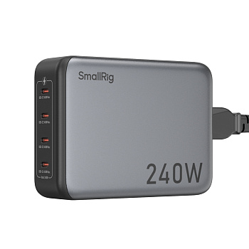 SmallRig 4752 Зарядное устройство для аккумуляторов 240W 4-Port PD (EU Standard)